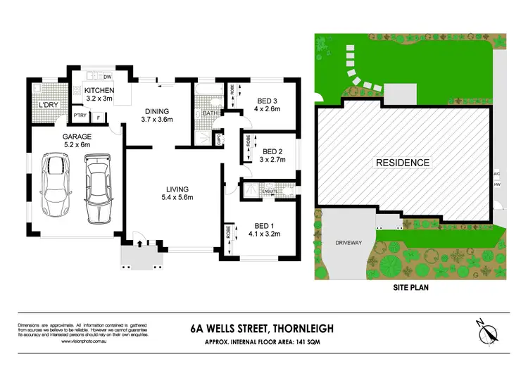Floorplan of Homely house listing, 6A Wells Street, Thornleigh NSW 2120
