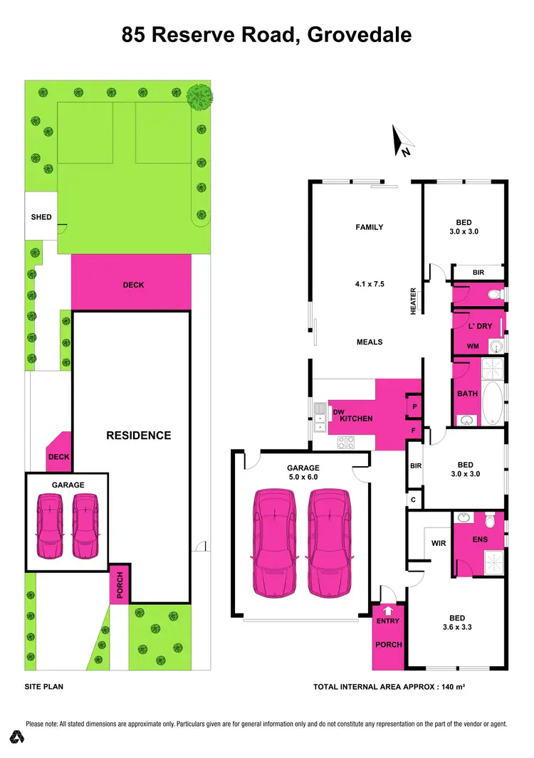 Floorplan of Homely house listing, 85 Reserve Road, Grovedale VIC 3216
