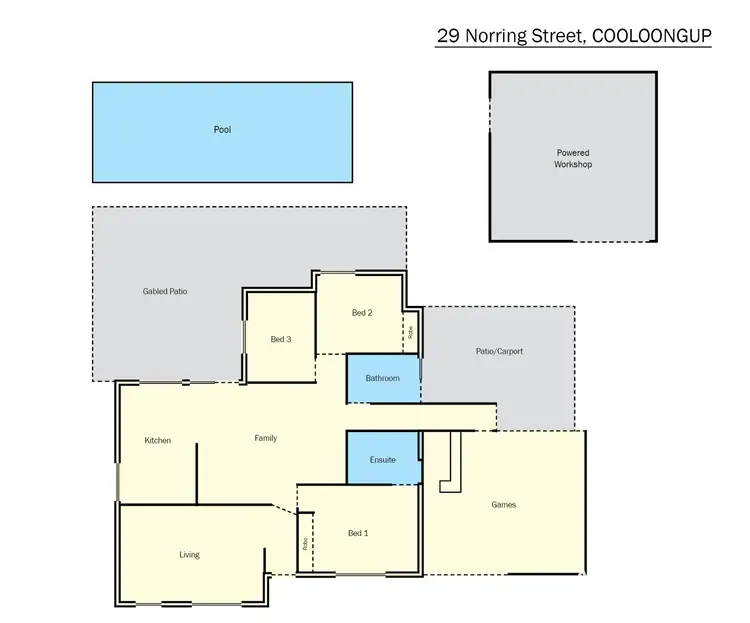 Floorplan of Homely house listing, 29 Norring Street, Cooloongup WA 6168
