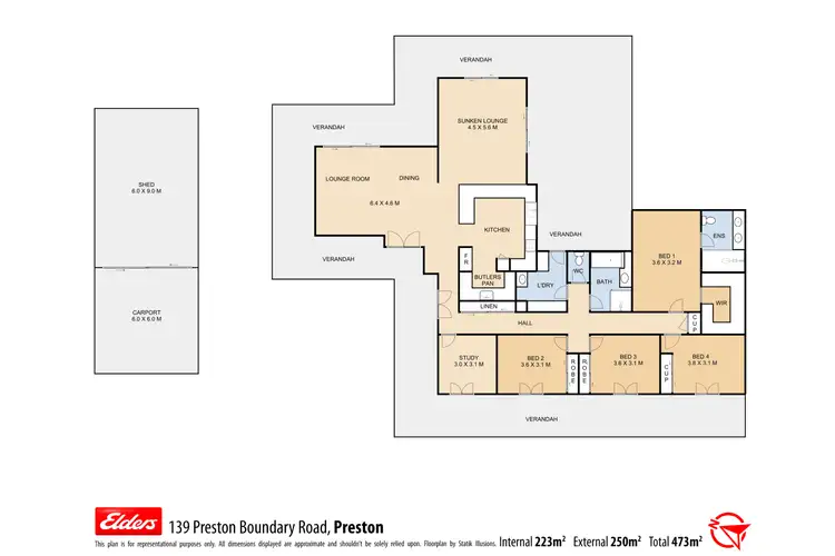 Floorplan of Homely house listing, 139 Preston Boundary Rd, Preston QLD 4352