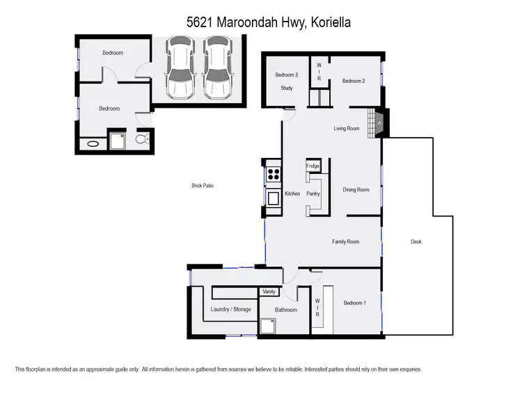 Floorplan of Homely rural property listing, 5621 Maroondah Hwy, Alexandra VIC 3714