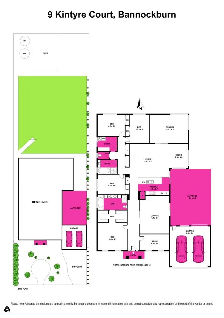 Floorplan of Homely house listing, 9 Kintyre Court, Bannockburn VIC 3331