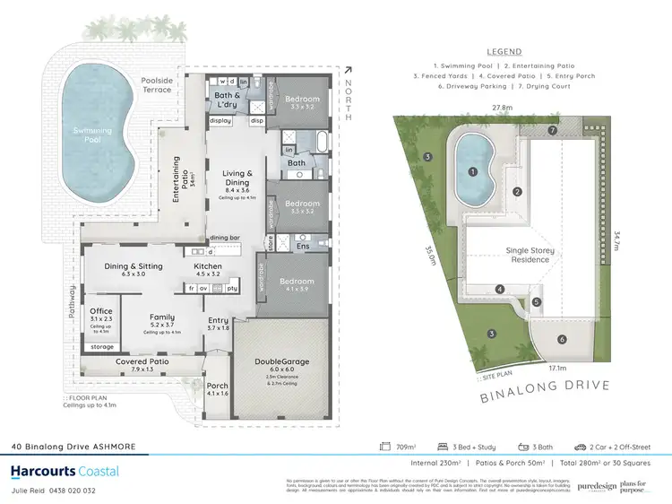Floorplan of Homely house listing, 40 Binalong Drive, Ashmore QLD 4214