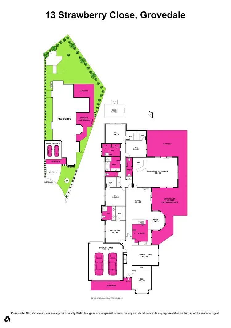 Floorplan of Homely house listing, 13 Strawberry Close, Grovedale VIC 3216