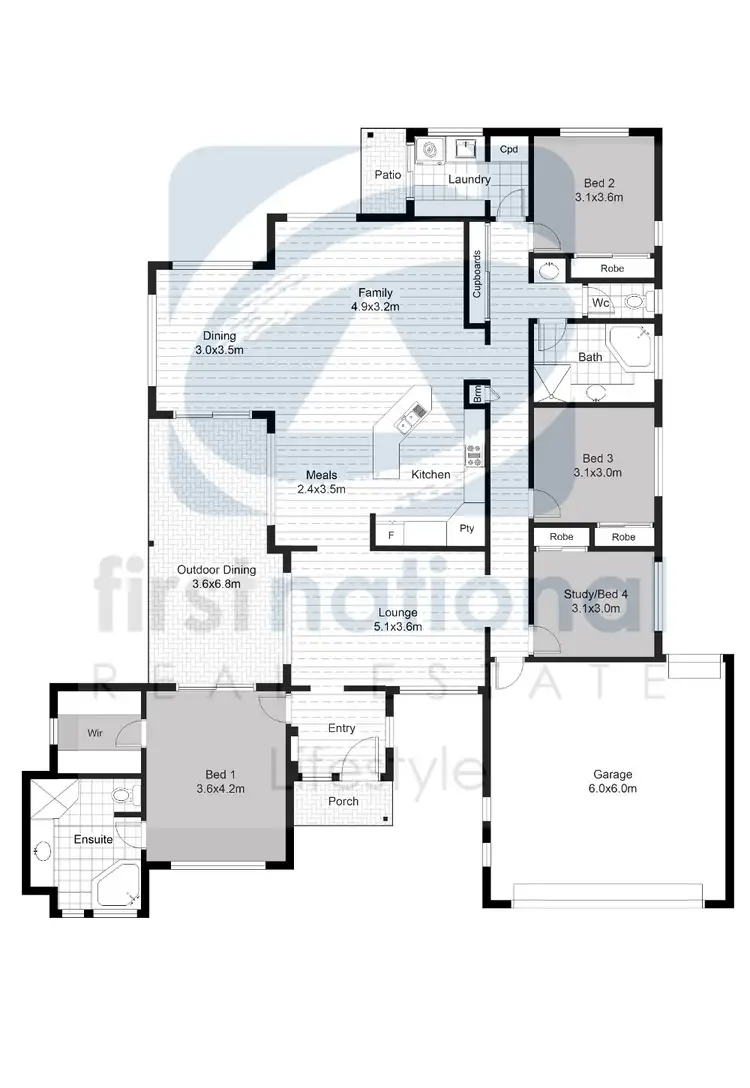Floorplan of Homely house listing, 6 Regal Crescent, Sippy Downs QLD 4556