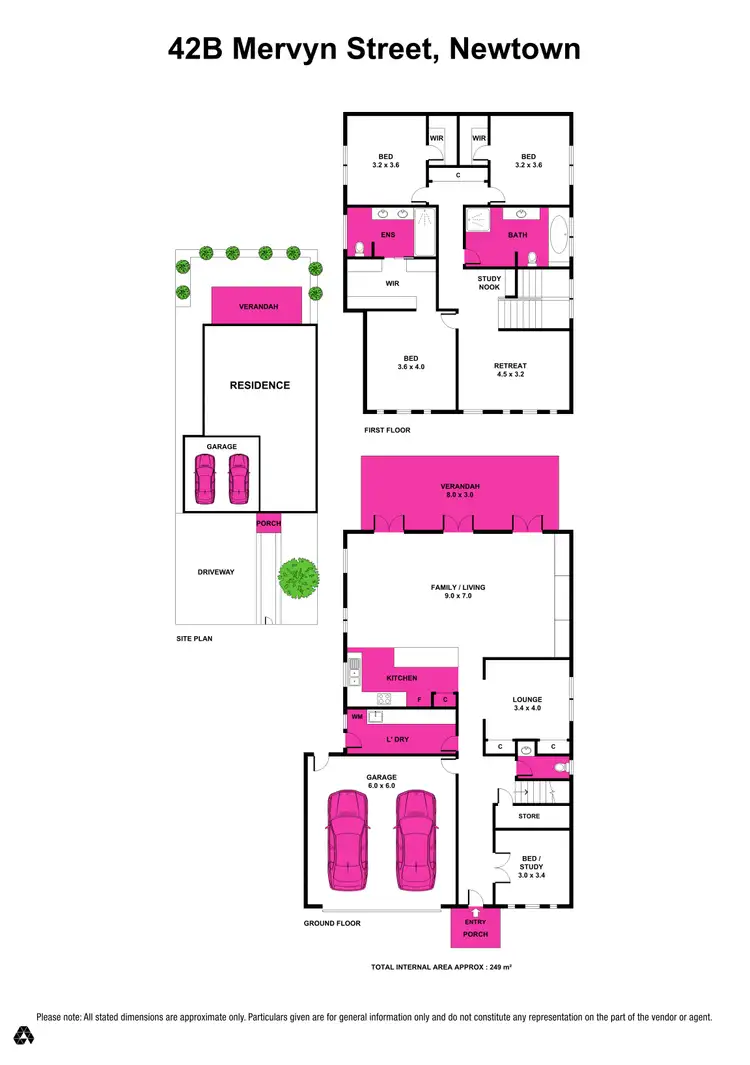 Floorplan of Homely house listing, 42B Mervyn Street, Newtown VIC 3220
