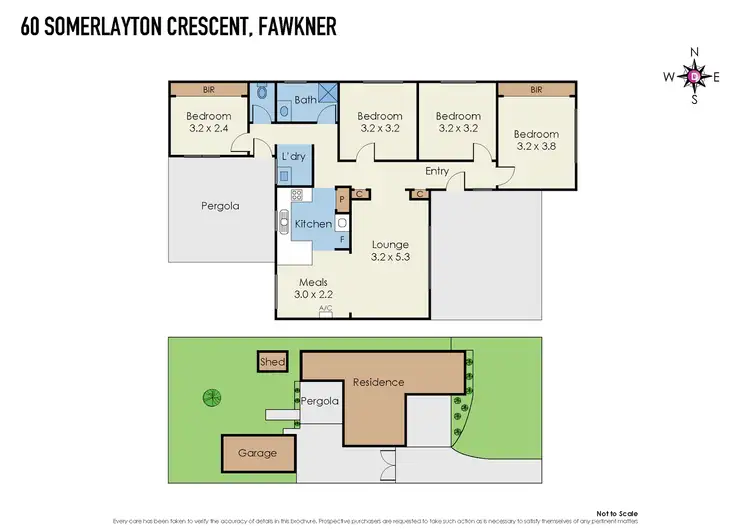 Floorplan of Homely house listing, 60 Somerlayton Crescent, Fawkner VIC 3060