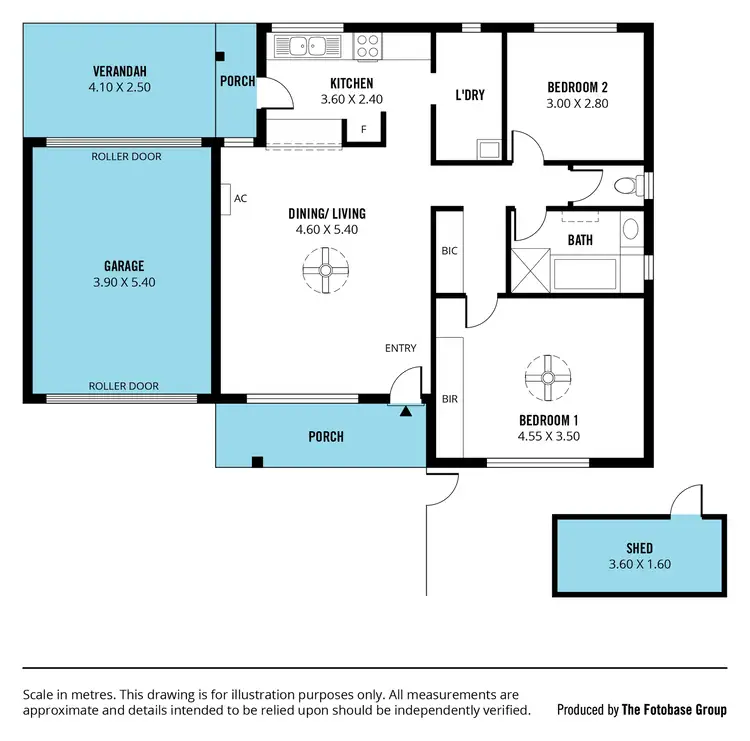 Floorplan of Homely unit listing, 4/10 Ellis Avenue, Morphett Vale SA 5162