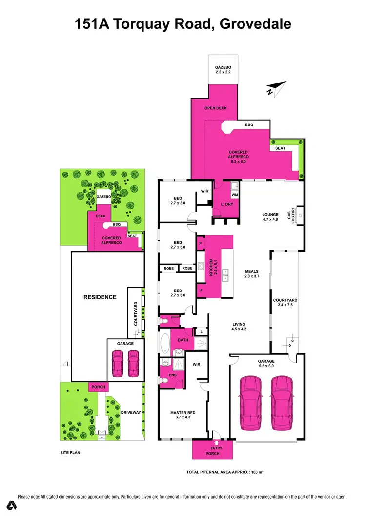 Floorplan of Homely house listing, 151A Torquay Road, Grovedale VIC 3216