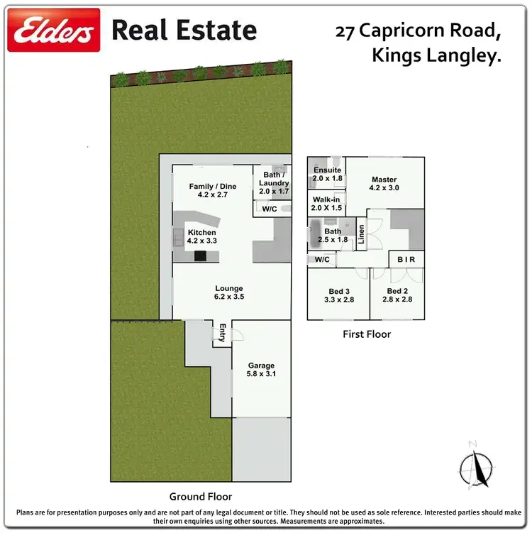 Floorplan of Homely semi-detached listing, 27 Capricorn Road, Kings Langley NSW 2147
