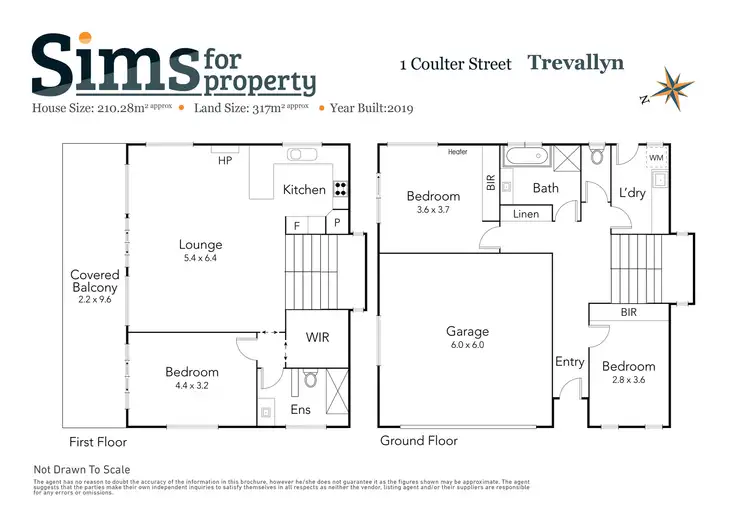 Floorplan of Homely house listing, 1 Coulter Street, Trevallyn TAS 7250