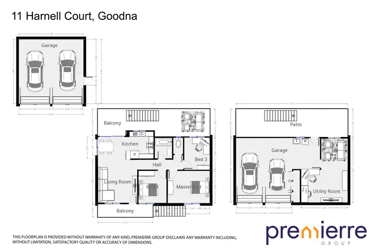 Floorplan of Homely house listing, 11 Harnell Court, Goodna QLD 4300