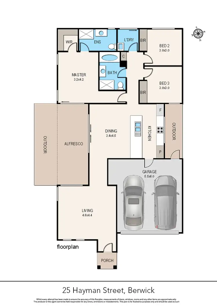 Floorplan of Homely house listing, 25 Hayman Street, Berwick VIC 3806