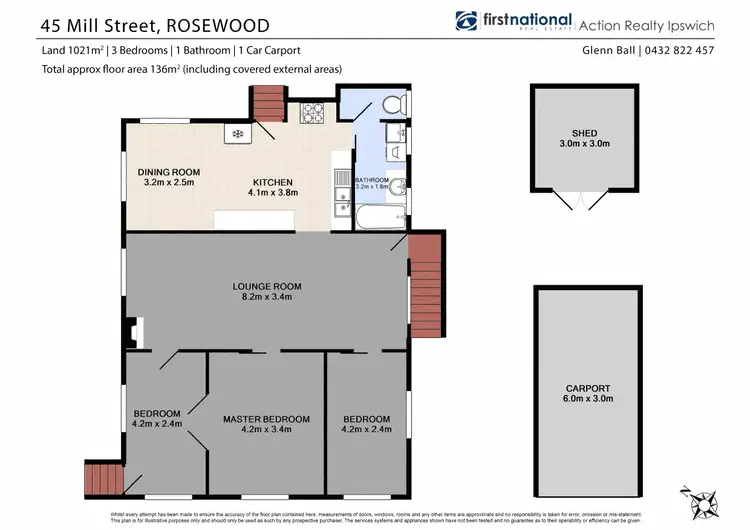 Floorplan of Homely house listing, 45 Mill Street, Rosewood QLD 4340