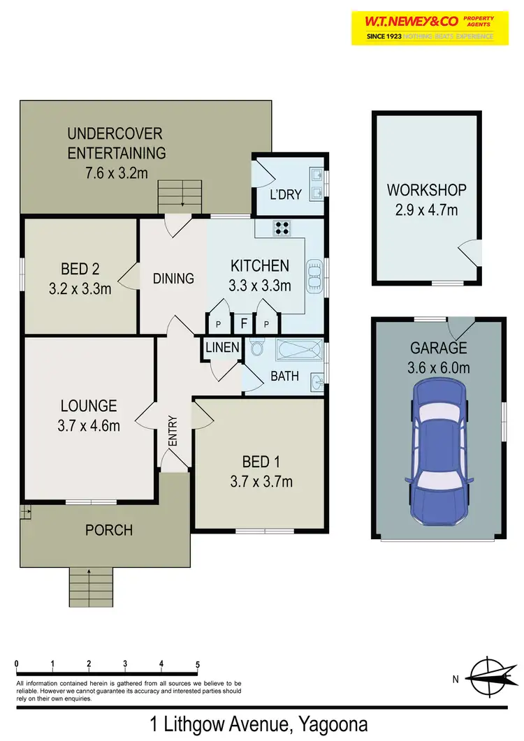 Floorplan of Homely house listing, 1 Lithgow Avenue, Yagoona NSW 2199