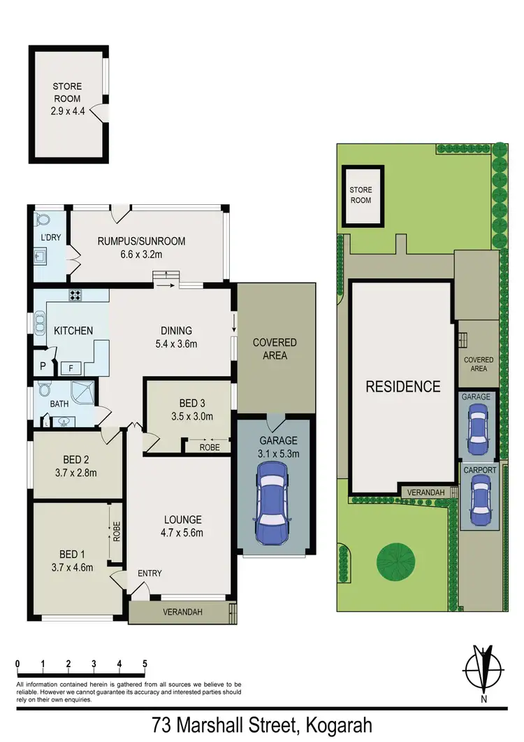 Floorplan of Homely house listing, 73 Marshall Street, Kogarah NSW 2217