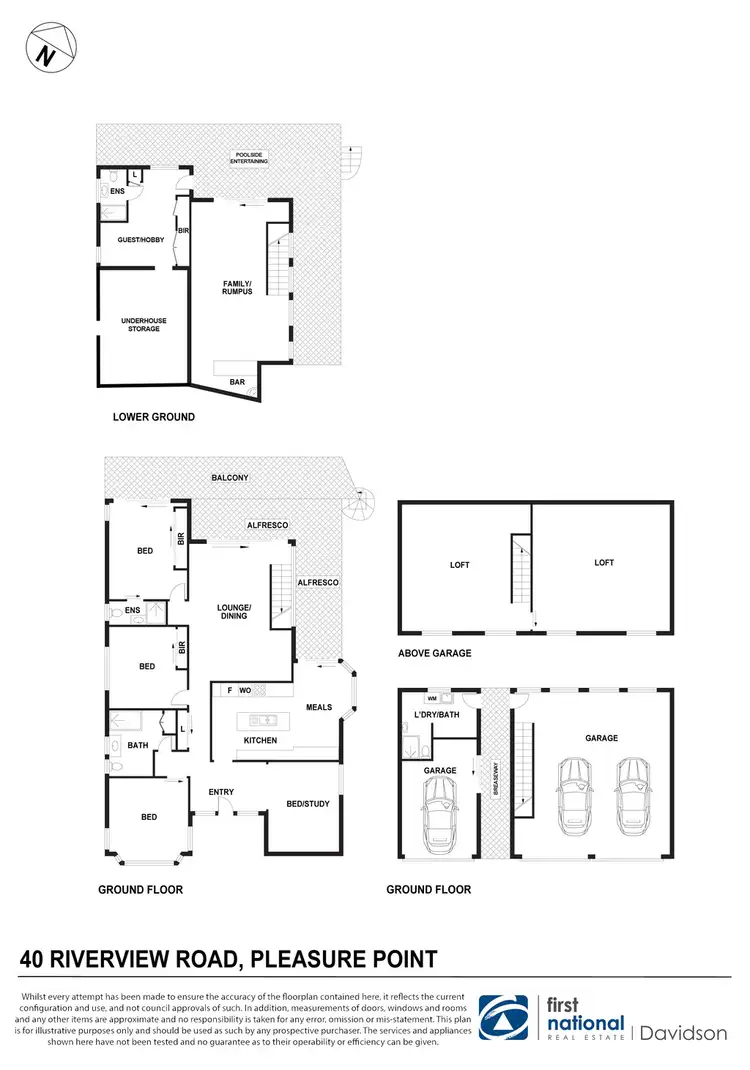 Floorplan of Homely house listing, 40 Riverview Rd, Pleasure Point NSW 2172