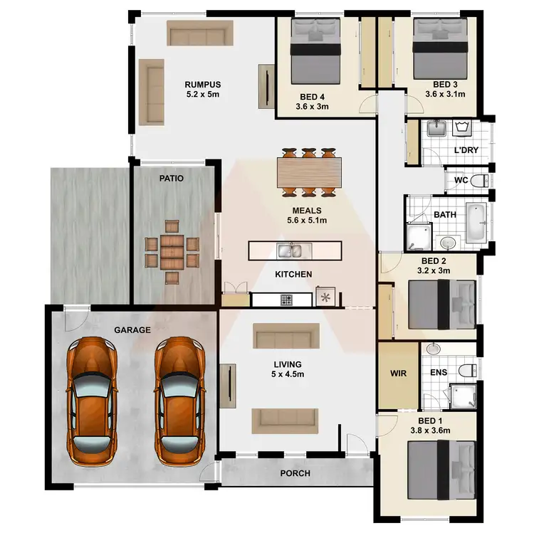 Floorplan of Homely house listing, 6 Tewantin Way, Waterford QLD 4133