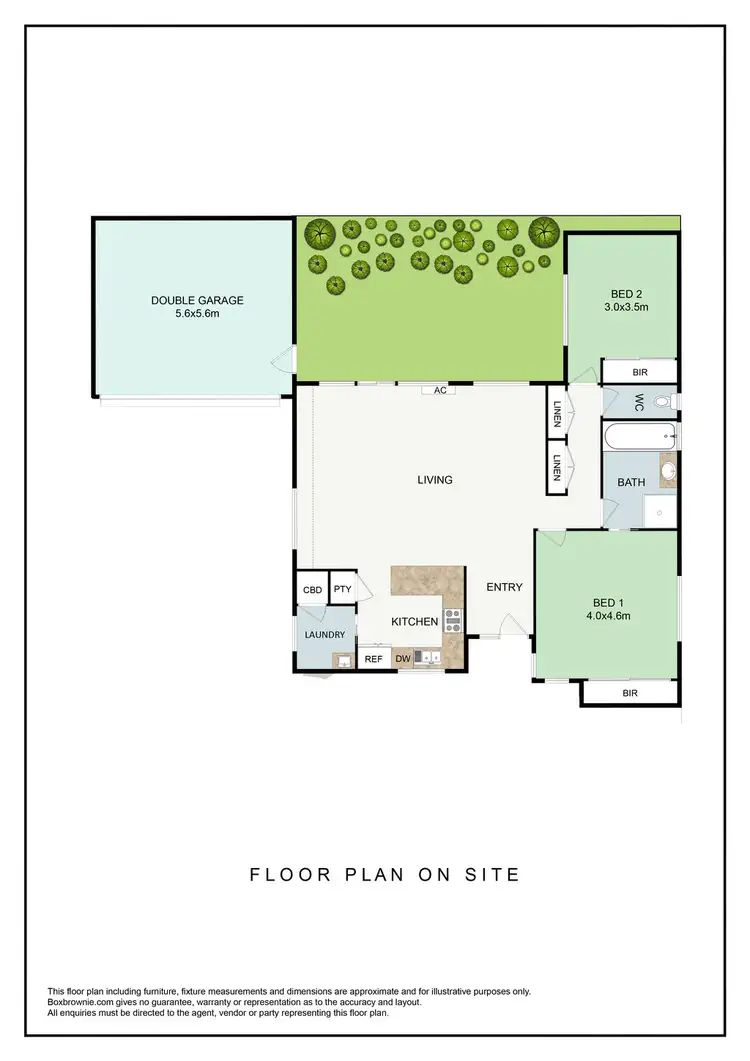 Floorplan of Homely unit listing, 2/8 Glyn Court, Cheltenham VIC 3192