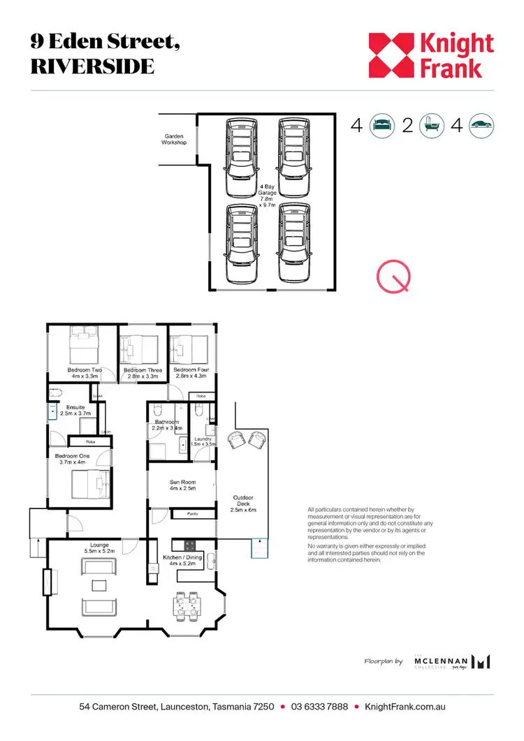 Floorplan of Homely house listing, 9 Eden Street, Riverside TAS 7250
