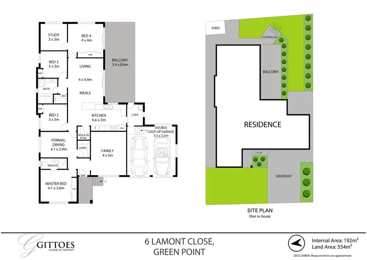 Floorplan of Homely house listing, 6 Lamont Close, Green Point NSW 2251