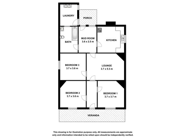 Floorplan of Homely house listing, 6 William Street, Mount Gambier SA 5290