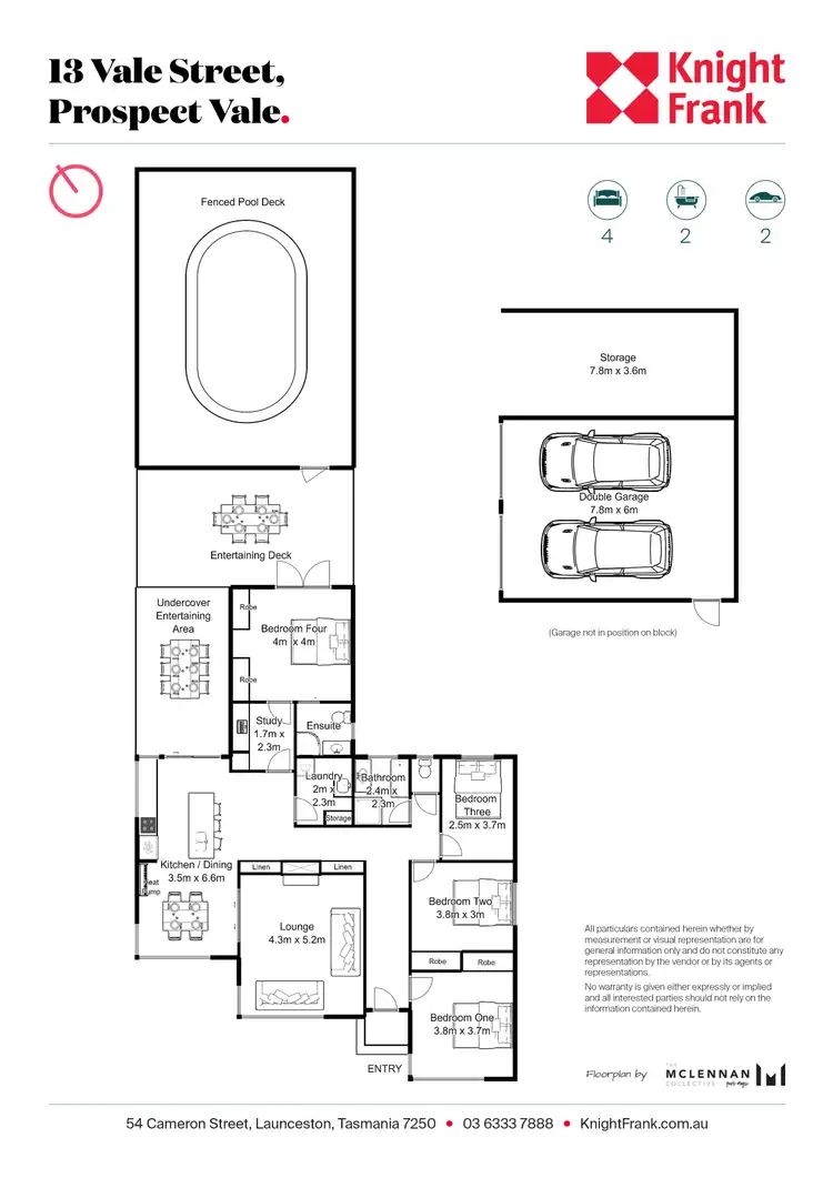 Floorplan of Homely house listing, 13 Vale Street, Prospect Vale TAS 7250