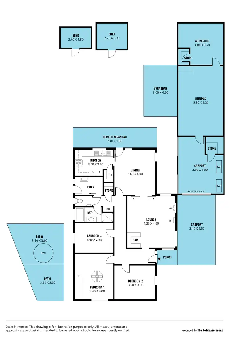 Floorplan of Homely house listing, 9 Allinga Road, Morphett Vale SA 5162