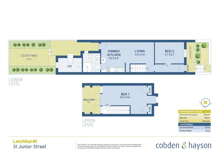 Floorplan of Homely house listing, 31 Junior Street, Leichhardt NSW 2040