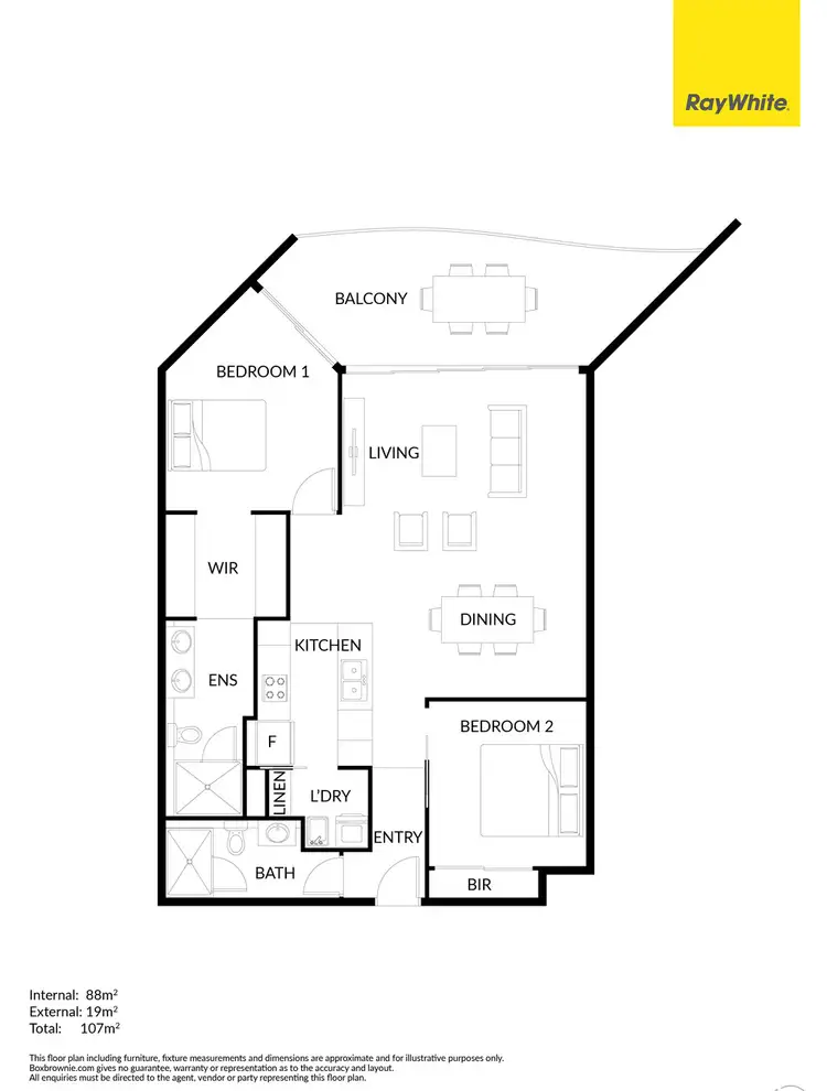Floorplan of Homely apartment listing, 2416/45 Duncan Street, West End QLD 4101