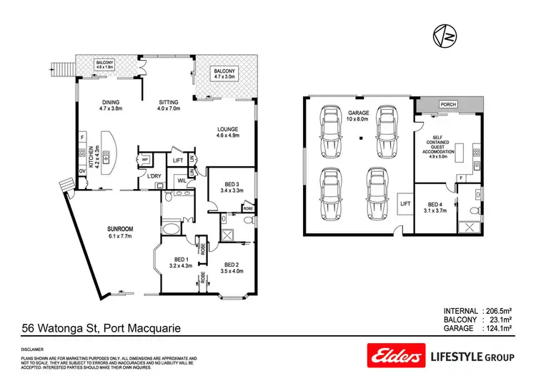 Floorplan of Homely house listing, 56 Watonga Street, Port Macquarie NSW 2444