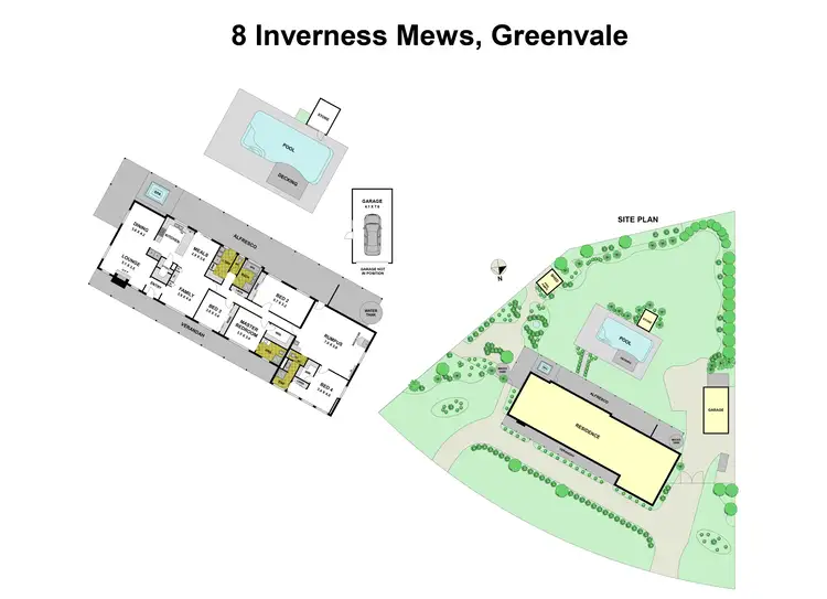 Floorplan of Homely house listing, 8 Inverness Mews, Greenvale VIC 3059