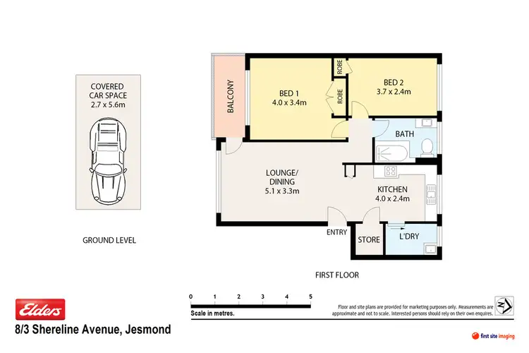 Floorplan of Homely apartment listing, 8/3 Shereline Avenue, Jesmond NSW 2299