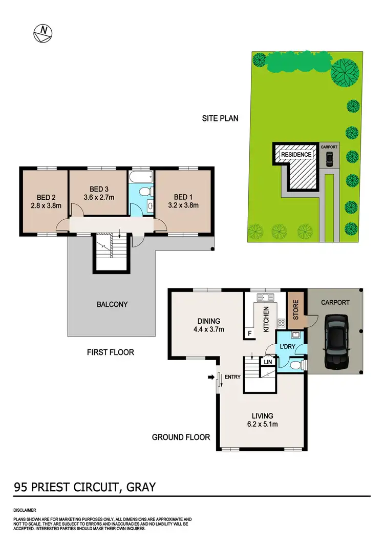 Floorplan of Homely house listing, 95 Priest Circuit, Gray NT 830