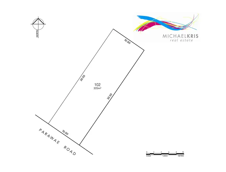 Floorplan of Homely land listing, Lot 102, 30 Parawae Road, Salisbury Plain SA 5109