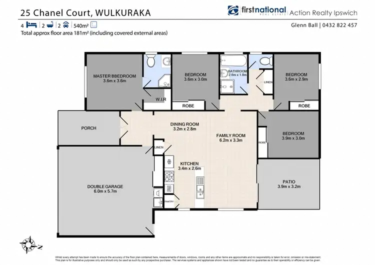 Floorplan of Homely house listing, 25 Chanel Court, Wulkuraka QLD 4305