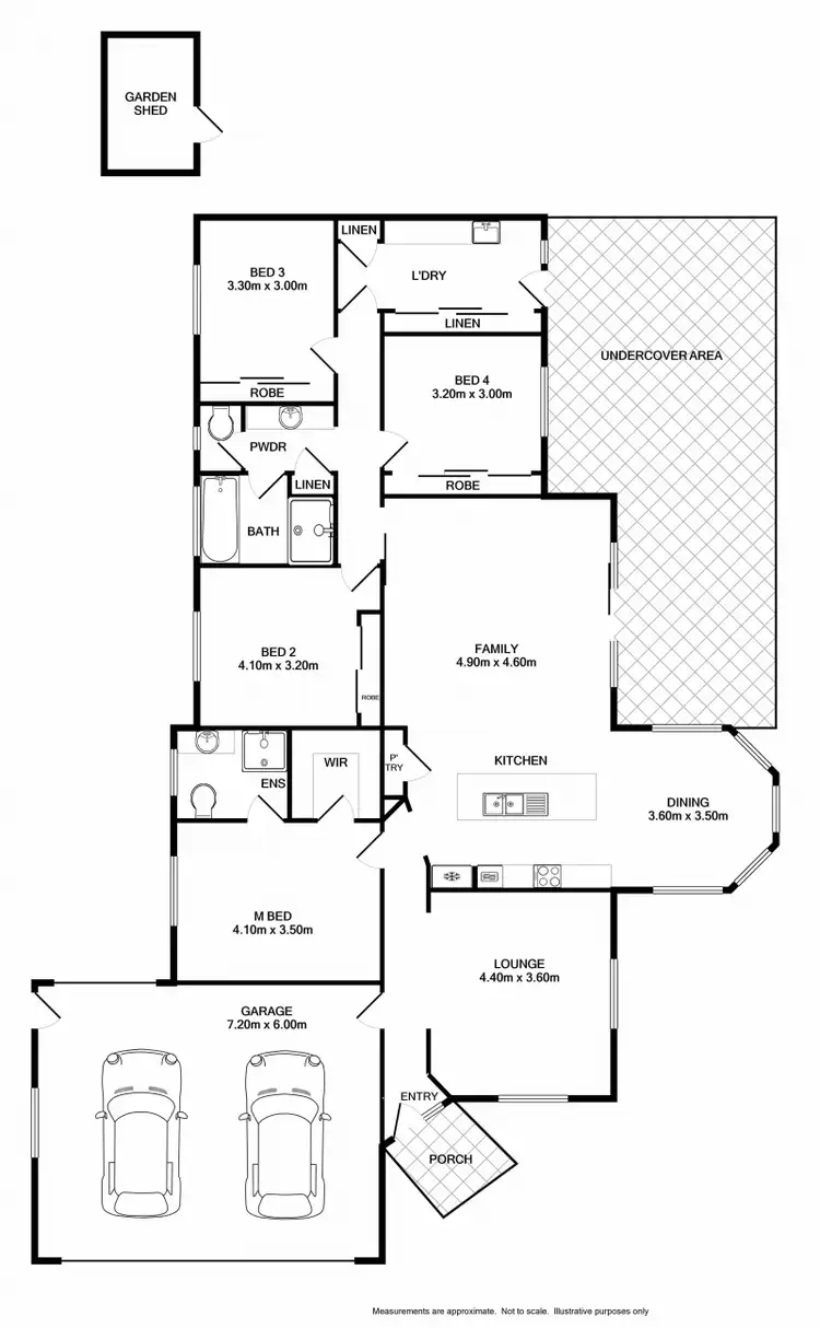Floorplan of Homely house listing, 38 Cassinia Court, Thurgoona NSW 2640