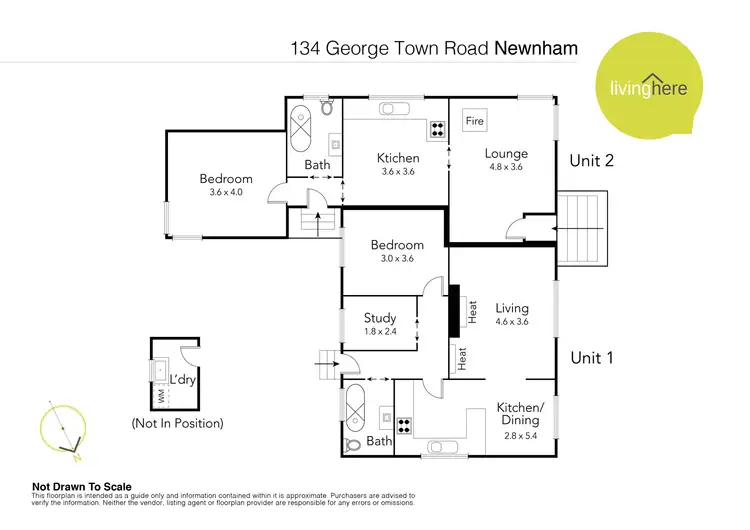 Floorplan of Homely house listing, 134 Georgetown Road, Newnham TAS 7248