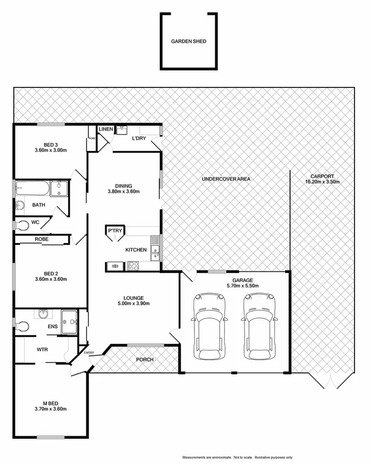 Floorplan of Homely house listing, 17 Balmoral Drive, Wodonga VIC 3690
