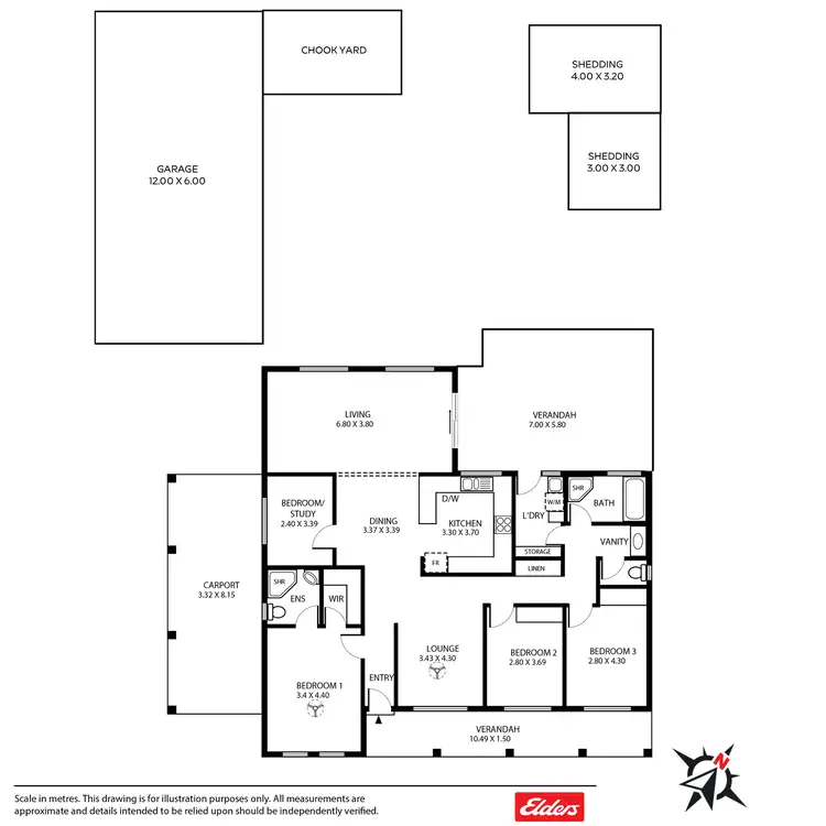 Floorplan of Homely house listing, 11 Glassenbury Street, Goolwa Beach SA 5214