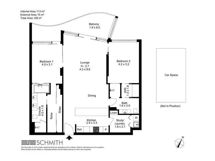Floorplan of Homely apartment listing, 804/120 Marine Parade, Coolangatta QLD 4225