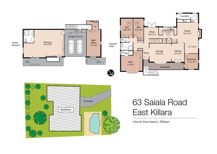 Floorplan of Homely house listing, 63 Saiala Road, East Killara NSW 2071