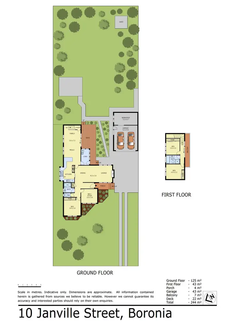 Floorplan of Homely house listing, 10 Janville Street, Boronia VIC 3155