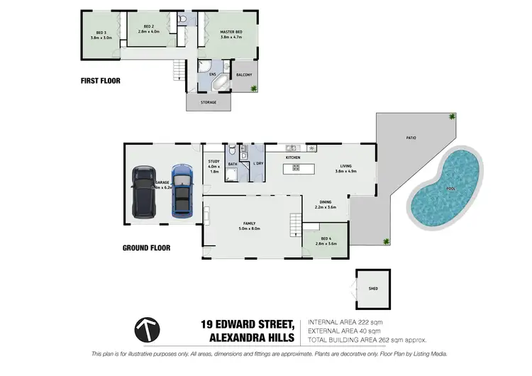 Floorplan of Homely house listing, 19 Edward Street, Alexandra Hills QLD 4161
