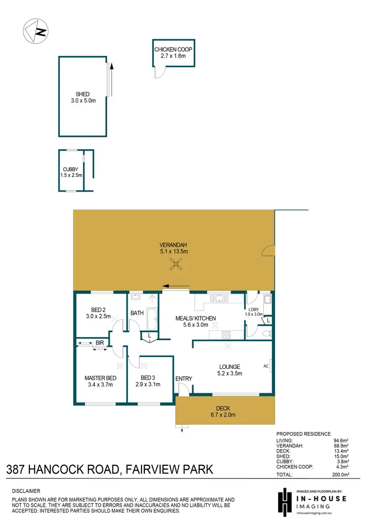 Floorplan of Homely house listing, 387 Hancock Road, Fairview Park SA 5126