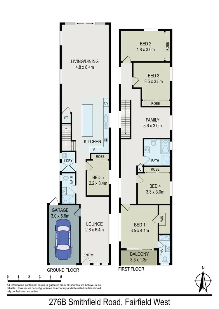 Floorplan of Homely house listing, 276B Smithfield Road, Fairfield West NSW 2165