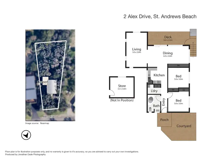 Floorplan of Homely house listing, 2 Alex Drive, St Andrews Beach VIC 3941