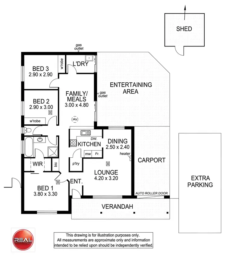 Floorplan of Homely house listing, 74 Mawson Circuit, Woodcroft SA 5162