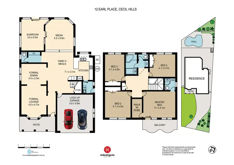 Floorplan of Homely house listing, 12 Earl Place, Cecil Hills NSW 2171
