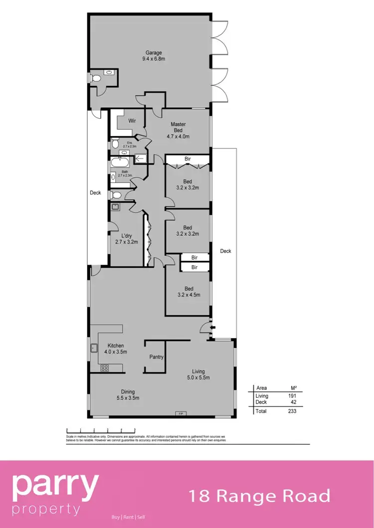 Floorplan of Homely house listing, 18 Range Road, Western Junction TAS 7212